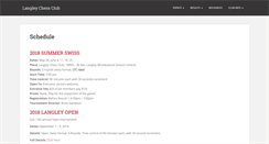 Desktop Screenshot of langleychess.com
