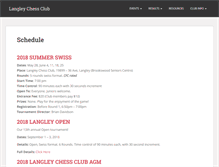 Tablet Screenshot of langleychess.com